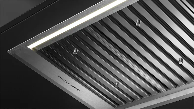 Fisher & Paykel 90CM Insert Integrated Rangehood - Stainless Steel (Series 9/HPB9028-1) Fisher & Paykel 90CM Insert Integrated Rangehood - Stainless Steel (Series 9/HPB9028-1)