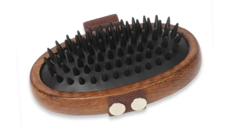 Maximilian Handheld Bath Brush w/ Wooden Handle Maximilian Handheld Bath Brush w/ Wooden Handle