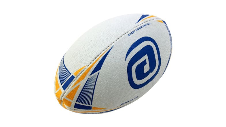 Avaro Mini Rugby Ball - Blue/Yellow Avaro Mini Rugby Ball - Blue/Yellow