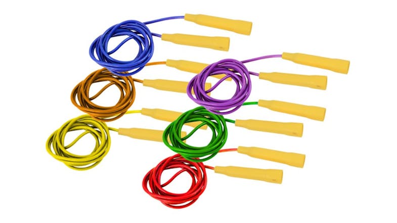 Avaro PVC Skipping Rope Set 6pcs. 4.8m Avaro PVC Skipping Rope Set 6pcs. 4.8m