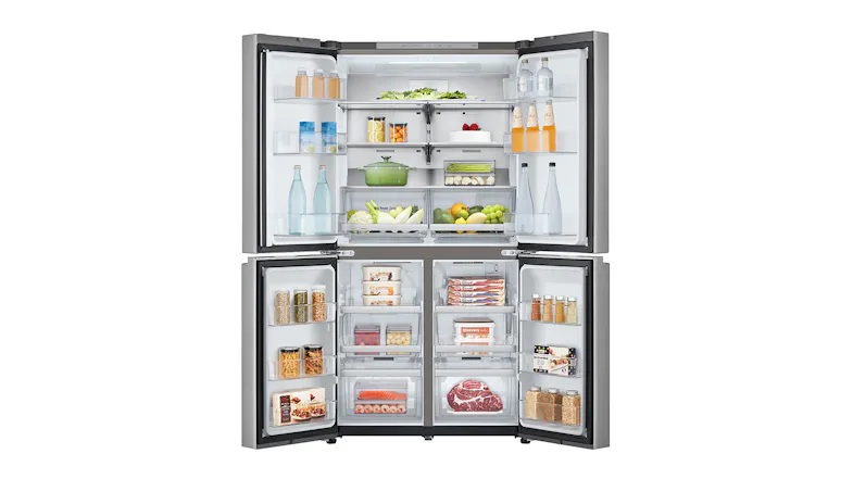 LG 665L Quad Door Fridge Freezer - Platinum Silver (GF-B700PL) LG 665L Quad Door Fridge Freezer - Platinum Silver (GF-B700PL)