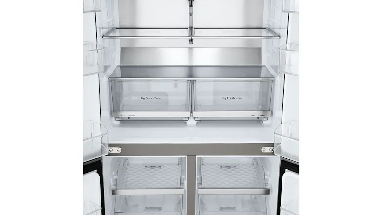 LG 665L Quad Door Fridge Freezer - Platinum Silver (GF-B700PL) LG 665L Quad Door Fridge Freezer - Platinum Silver (GF-B700PL)