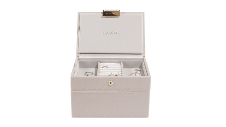 Stackers Modular Jewellery Boxes Mini 2pcs. -  Pebble Grey