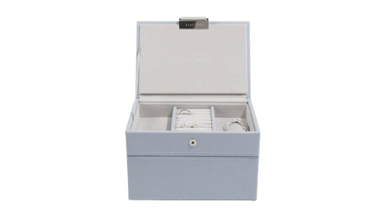 Stackers Modular Jewellery Boxes Mini 2pcs. - Dusky Blue