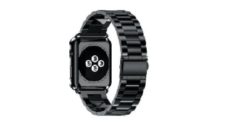 Equipo Stainless Steel Link Replacement Watch Straps for Apple Watch 38mm - Black Equipo Stainless Steel Link Replacement Watch Straps for Apple Watch 38mm - Black