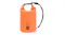 NNEVL 10L orange dry bag, rolled and buckled with shoulder strap NNEVL 10L orange dry bag, rolled and buckled with shoulder strap
