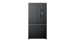 Panasonic 618L Quad Door Fridge Freezer with Ice & Water Dispenser - Black Steel (NR-XY680LVKA)