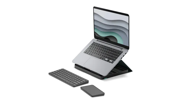 Logitech Casa Pop-Up Desk Kit - Graphite (920-011283) Logitech Casa Pop-Up Desk Kit - Graphite (920-011283)
