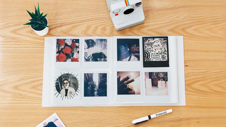 Polaroid Square Film 160 Photo Album - White (Large)