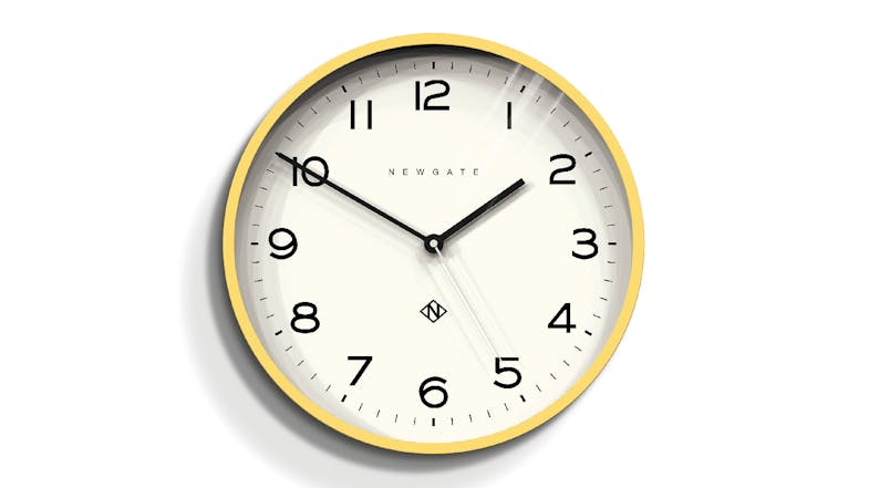 Newgate "Number Three Echo" Wall Clock - Silicone Yellow Newgate "Number Three Echo" Wall Clock - Silicone Yellow