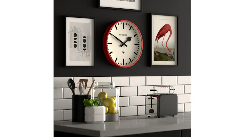 Newgate "Railway" Wall Clock - Red Newgate "Railway" Wall Clock - Red