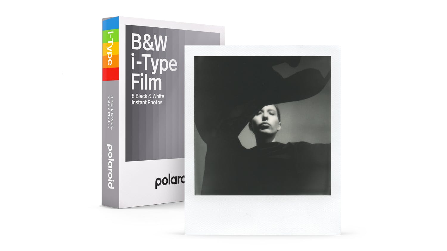 Polaroid  i-Type Black & White Film - 1 Pack (8 Photos)