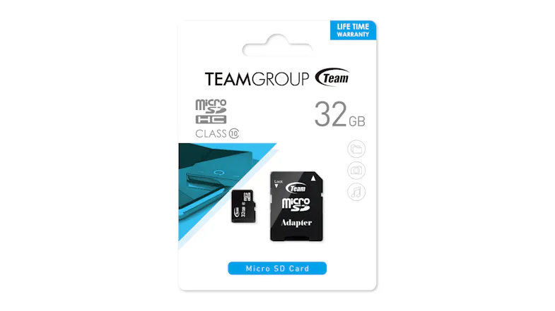 Team Group microSD Card with SD Adapter UHS-I/U1 - 32GB Team Group microSD Card with SD Adapter UHS-I/U1 - 32GB