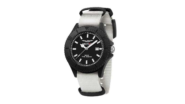Sector Save The Ocean Nato Watch - White Sector Save The Ocean Nato Watch - White