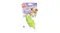 A packaged Gigwi Rubber dog toy shaped like a green cartoon alligator with textured bumps on a purple-backed card featuring a puppy photo A packaged Gigwi Rubber dog toy shaped like a green cartoon alligator with textured bumps on a purple-backed card featuring a puppy photo