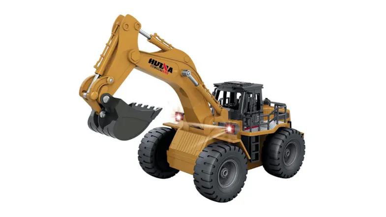 Lenoxx Remote Controlled Toy Excavator w/ Lights Lenoxx Remote Controlled Toy Excavator w/ Lights