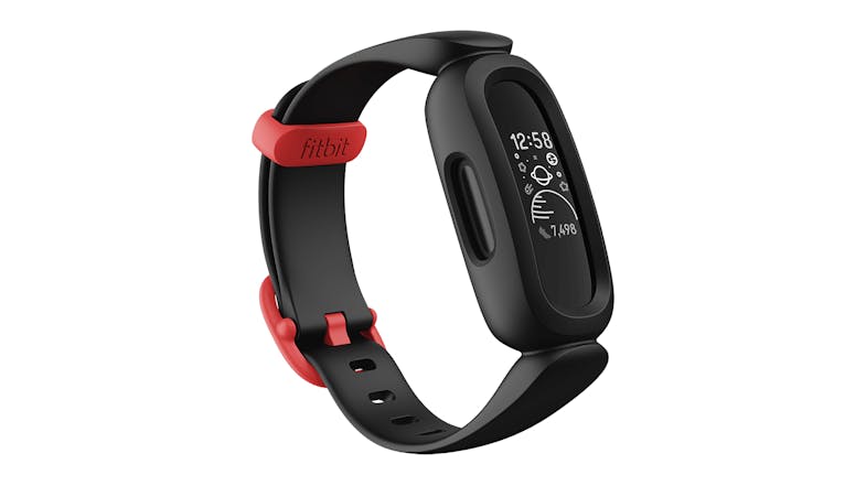 Fitbit Ace 3 Activity Tracker - Black/Sport Red (Bluetooth, Kids Edition) Fitbit Ace 3 Activity Tracker - Black/Sport Red (Bluetooth, Kids Edition)