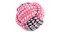 A cotton rope ball toy in purple and pink colour. A cotton rope ball toy in purple and pink colour.