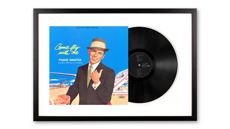 Frank Sinatra - Come Fly With Me Framed Vinyl + Album Art Frank Sinatra - Come Fly With Me Framed Vinyl + Album Art