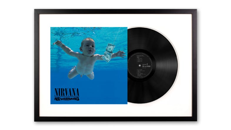 Nirvana - Nevermind Framed Vinyl + Album Art Nirvana - Nevermind Framed Vinyl + Album Art
