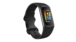 Fitbit Charge 5 Activity Tracker - Graphite Stainless Steel Case with Black Band (Bluetooth, GPS)