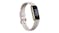 Fitbit Luxe Activity Tracker - Soft Gold Stainless Steel Case with Lunar White Band (Bluetooth, GPS)