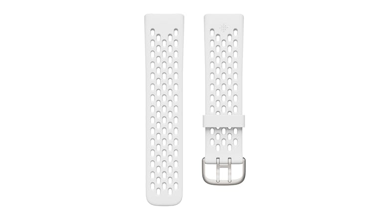 Fitbit Sport Band for Charge 5 Activity Tracker - White (Small)