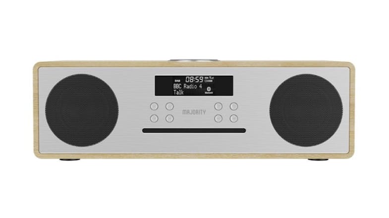 Majority Oakington Dab Radio & CD Player w/ Bluetooth - Oak Majority Oakington Dab Radio & CD Player w/ Bluetooth - Oak