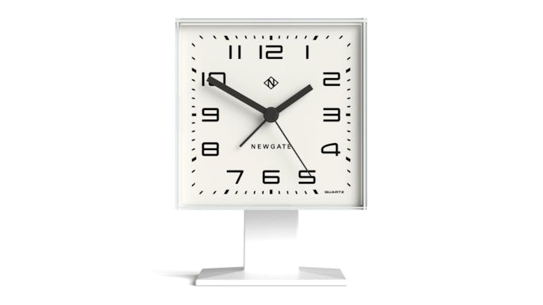 Newgate "Victor" Alarm Clock - Pebble White Newgate "Victor" Alarm Clock - Pebble White