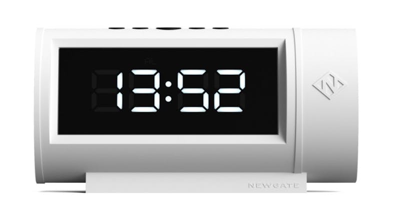 Newgate "Pil" LED Alarm Clock - White Newgate "Pil" LED Alarm Clock - White