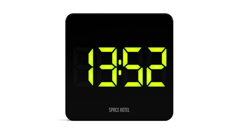 Newgate "Space Hotel Orbatron" LED Alarm Clock - Black/Green Newgate "Space Hotel Orbatron" LED Alarm Clock - Black/Green