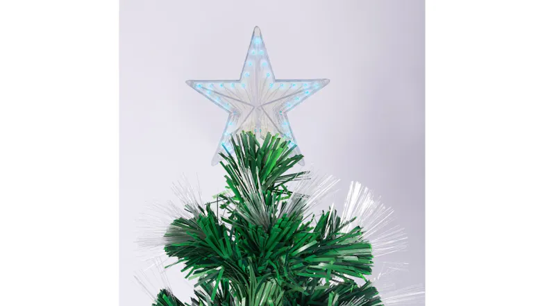 Christabelle Pre-Decorated Fiber Optic Christmas Tree 1.2m Christabelle Pre-Decorated Fiber Optic Christmas Tree 1.2m