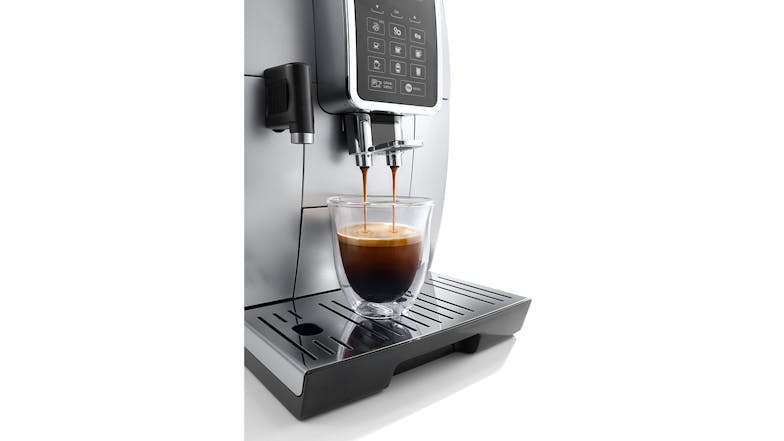 DeLonghi Dinamica Fully Automatic Espresso Machine - Silver/Black