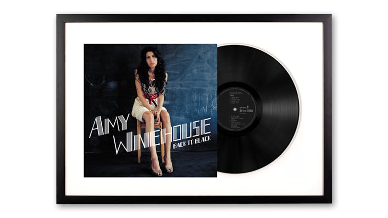 Amy Winehouse - Back To Black Framed Vinyl + Album Art Amy Winehouse - Back To Black Framed Vinyl + Album Art