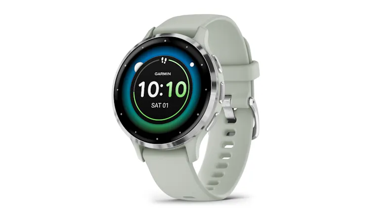 Garmin Venu 3S Smartwatch - Silver Stainless Steel Bezel with Sage Gray Case and Silicone Band (41mm Case, GPS, Bluetooth) Garmin Venu 3S Smartwatch - Silver Stainless Steel Bezel with Sage Gray Case and Silicone Band (41mm Case, GPS, Bluetooth)