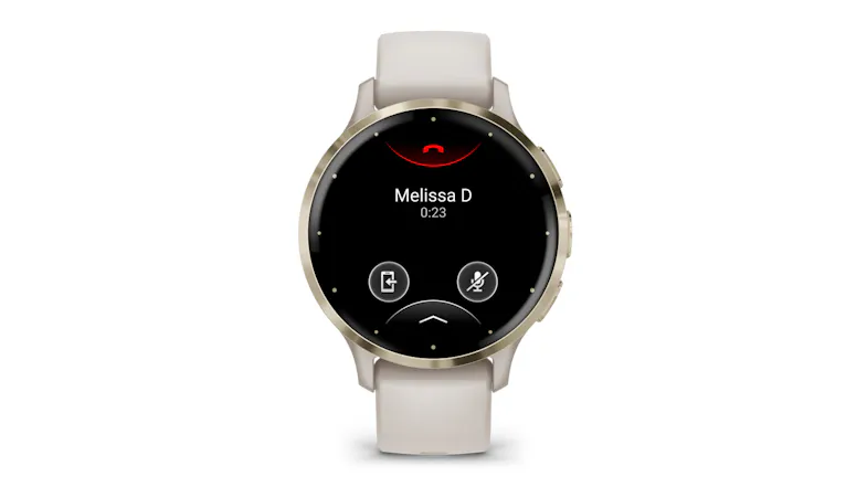 Garmin Venu 3S Smartwatch - Soft Gold Stainless Steel Bezel with Ivory Case and Silicone Band (41mm Case, GPS, Bluetooth) Garmin Venu 3S Smartwatch - Soft Gold Stainless Steel Bezel with Ivory Case and Silicone Band (41mm Case, GPS, Bluetooth)