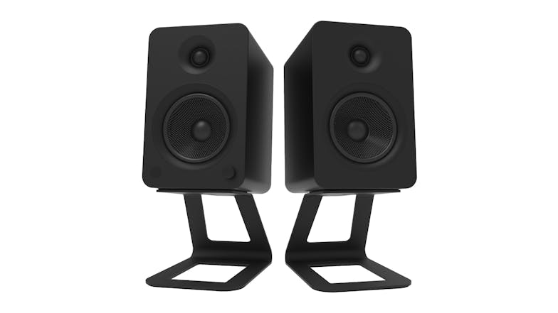 Kanto SE6 Elevated Speaker Stands for Desktop - Black