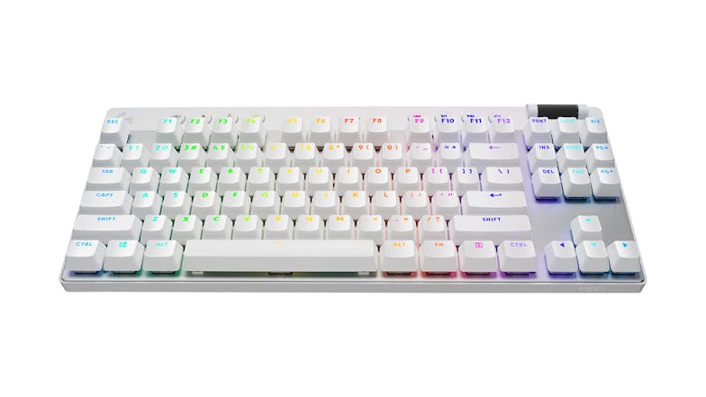 Logitech G Pro X TKL LIGHTSPEED Wireless Gaming Keyboard with RGB Lighting  - White Tactile