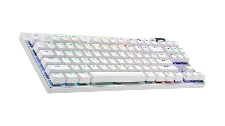 Logitech G Pro X TKL LIGHTSPEED Wireless Gaming Keyboard with RGB Lighting  - White Tactile