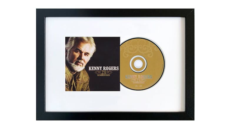 Kenny Rogers - 21 Number Ones Framed CD + Album Art Kenny Rogers - 21 Number Ones Framed CD + Album Art