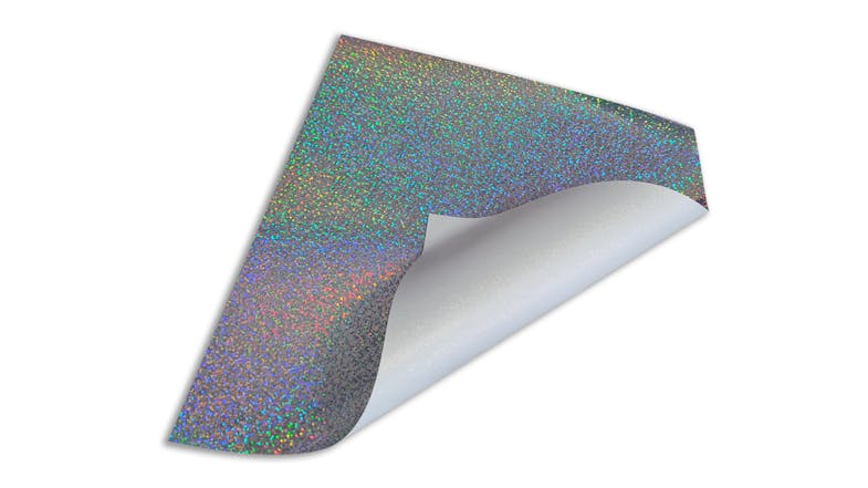 Magic Transfer Heat Transfer Vinyl 25 x 30cm - Holographic Silver Magic Transfer Heat Transfer Vinyl 25 x 30cm - Holographic Silver