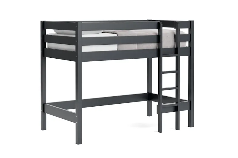 Noah King Single Loft Bed Frame - Charcoal Paint Noah King Single Loft Bed Frame - Charcoal Paint
