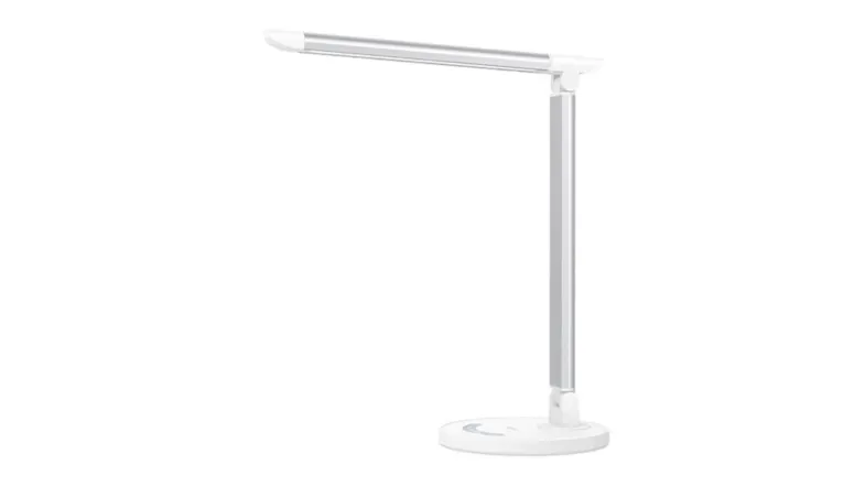 Sympa Aluminium Alloy Adjustable Desk Lamp w/ USB Charging Port - Silver Sympa Aluminium Alloy Adjustable Desk Lamp w/ USB Charging Port - Silver