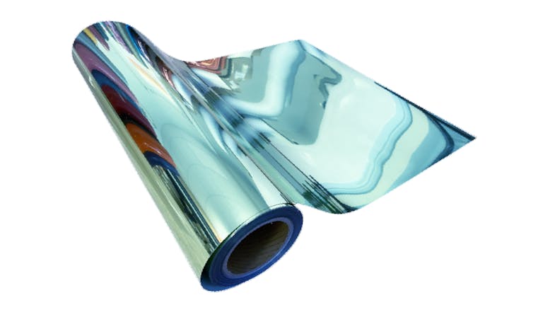 Magic Transfer Heat Transfer Vinyl 25 x 50cm - Mirrored Sky Blue Magic Transfer Heat Transfer Vinyl 25 x 50cm - Mirrored Sky Blue