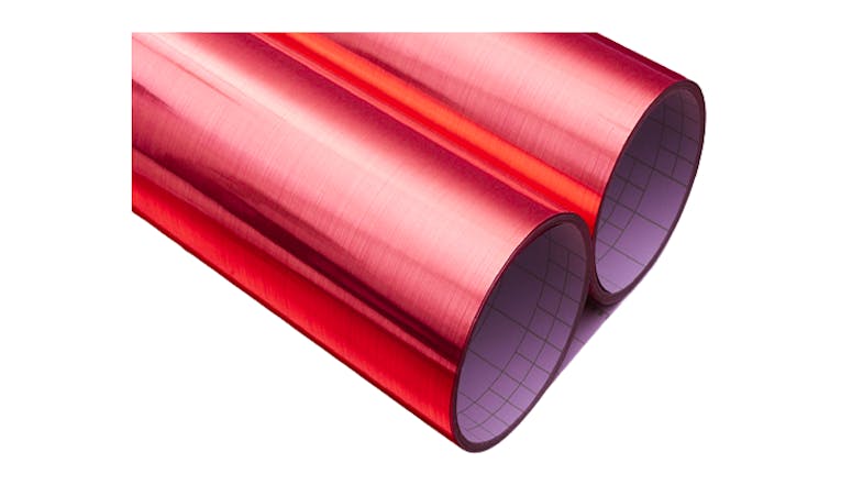 Magic Transfer Adhesive Foil Vinyl 30.5 x 100cm - Brushed Red Magic Transfer Adhesive Foil Vinyl 30.5 x 100cm - Brushed Red