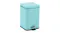 SOGA Stainless Steel Square Rubbish Bin w/ Pedal 6L - Blue SOGA Stainless Steel Square Rubbish Bin w/ Pedal 6L - Blue