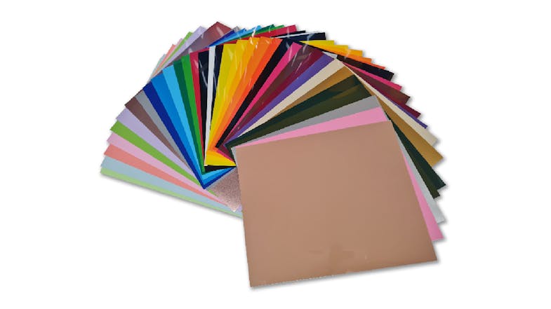 Magic Transfer Heat Transfer Vinyl 25 x 30cm - Samples (35 Colours) Magic Transfer Heat Transfer Vinyl 25 x 30cm - Samples (35 Colours)