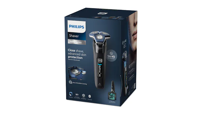 Philips Series 7000 Wet & Dry Cordless Shaver with SkinIQ - Ink Black (S7886/50) Philips Series 7000 Wet & Dry Cordless Shaver with SkinIQ - Ink Black (S7886/50)