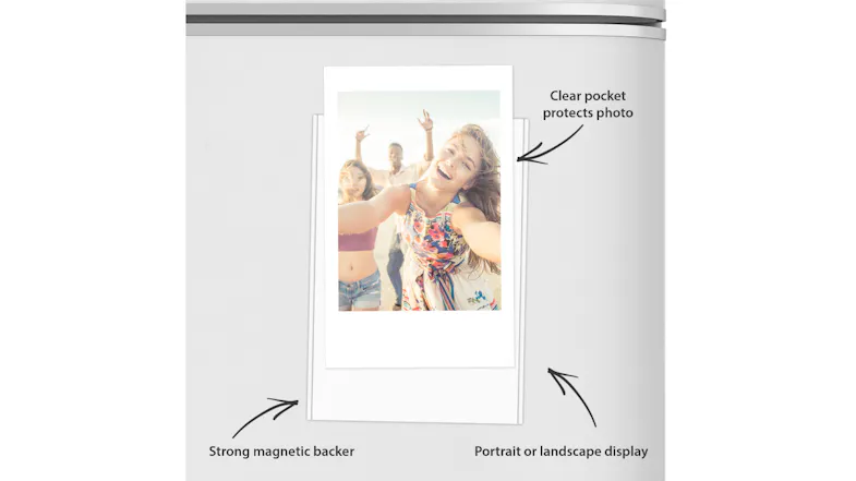 Shot2Go Magnetic Fridge Frame for Mini Instax/Polaroid - 4 Pack (Clear) Shot2Go Magnetic Fridge Frame for Mini Instax/Polaroid - 4 Pack (Clear)