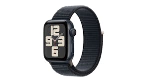 Apple Watch SE (3rd Gen) - Midnight Aluminium Case with Midnight Sport Loop (40mm, GPS, Bluetooth)
